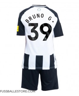 Günstige Newcastle United Bruno Guimaraes #39 Heimtrikotsatz Kinder 2024-25 Kurzarm (+ Kurze Hosen)